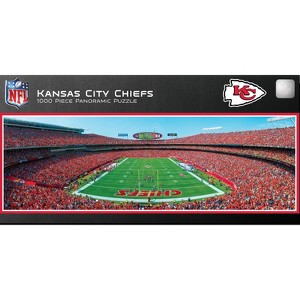 MasterPieces 1000 Piece Sports Panoramic Jigsaw Puzzle - NFL Kansas City Chiefs Endzone View - 1 of 4