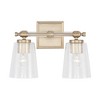 Capital Lighting Breigh 2 - Light Vanity in  Brushed Champagne - 2 of 3