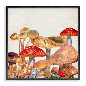 Stupell Industries Rustic Woodland Mushrooms, 24" x 24" - 1 of 4