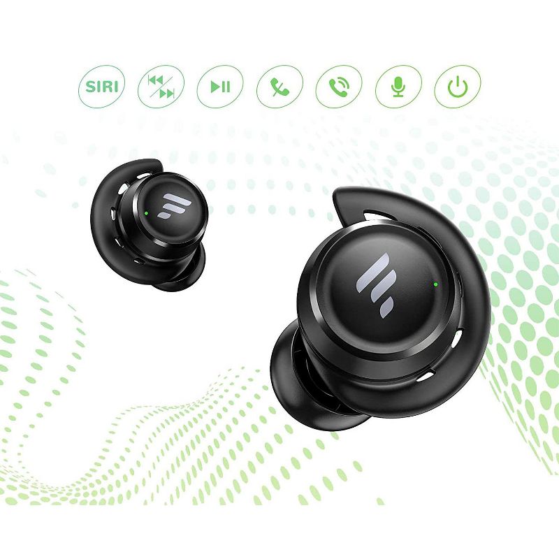 Letsfit Wireless Sports Earbuds with Mic and Drop-Safe Fit Designed for Workout T20, 5 of 7