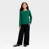 Girls' Long Sleeve Printed T-Shirt - Cat & Jack™ - 4 of 4