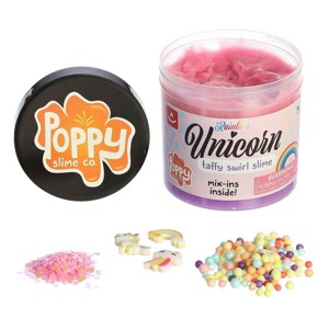 Aurora Toys Medium Unicorn Rainbow Slime Poppy Slime Co. Gooey Toy Pink 11.3oz - 1 of 4