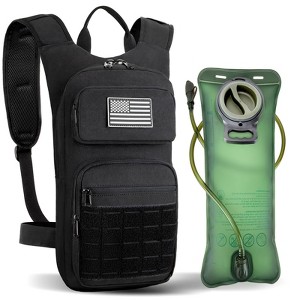 Generic Backpack Tactical with 3L TPU Water Bladder: Hiking MOLLE Military Day Bag for Hunting - 1 of 4