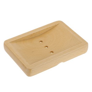 Unique Bargains Square Soap Dish 5.43"x3.78"x0.83" Brown 1 Pc - 1 of 4