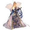 Kurt Adler 12-Inch UL 10-Light Delft Blue with Gold Angel Tree Topper - 2 of 4