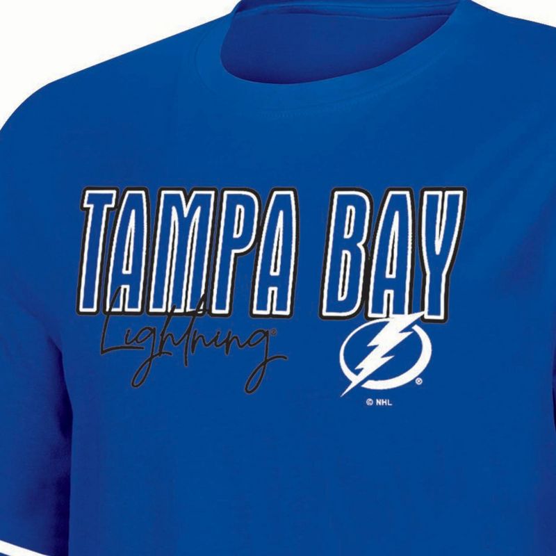 NHL Tampa Bay Lightning Women&#39;s Relaxed Fit Fashion T-Shirt, 3 of 4