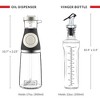 Dwellza Kitchen Cooking Olive Oil Dispenser Bottles For Kitchen With Drain And Measurements - 4 of 4
