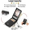 BEAFUP Wallet for Women,Slim RFID Blocking Leather Wallet - with Zipper Pocket, Compact Card Holder for Handbags, Travel, Daily Use - 4 of 4