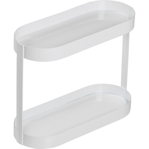 Honey Can Do 3 Shelf Steel Shoe Rack Matte White