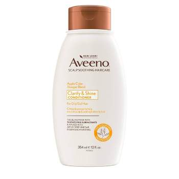 Aveeno Apple Cider Vinegar Blend Conditioner for Balance and High Shine - Paraben Free - 12 fl oz