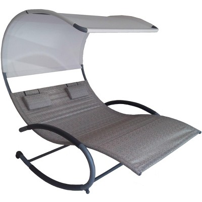 Vivere Sienna Steel Double Chaise Rocker : Target