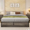 AMERLIFE Lift Up Storage Bed with Storage Underneath, No Headboard - 3 of 3