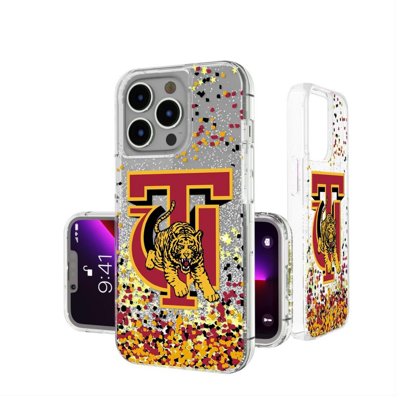 Keyscaper Tuskegee Golden Tigers Confetti Glitter Phone Case, 1 of 2
