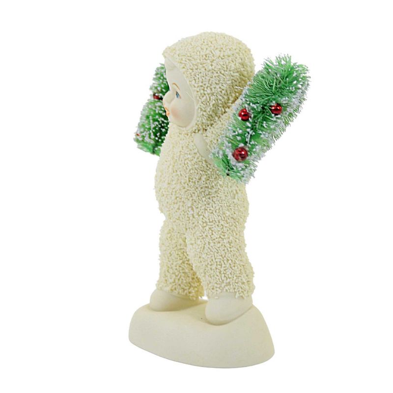 Dept 56 Snowbabies 4.0 Inch Christmastime Garland Figurine Decorating Figurines, 2 of 4