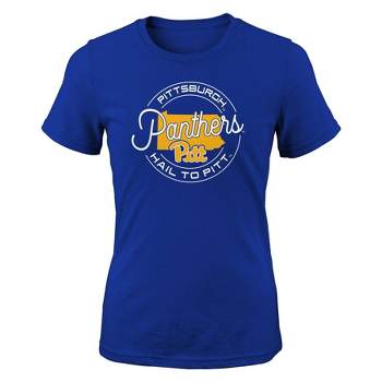 NCAA Pitt Panthers Girls' Short Sleeve Crew Neck T-Shirt