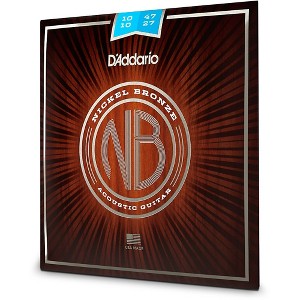 D'Addario Nickel Bronze 12-String Light Acoustic Guitar Strings .010 - .047 - 1 of 4