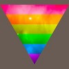 Adult Design By Humans Pride Rainbow Galaxy Triangle By TheRandom Racerback Tank Top - 2 of 2