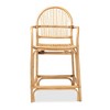 Tugera Rattan Counter Height Barstool Natural/Brown - bali & pari: Handcrafted, No Assembly Required - 3 of 4