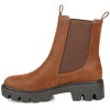 Journee Collection Womens Ivette Pull On Block Heel Booties - 2 of 4