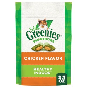 Greenies Smartbites Healthy Indoor Chicken Flavor Cat Treats - 1 of 4
