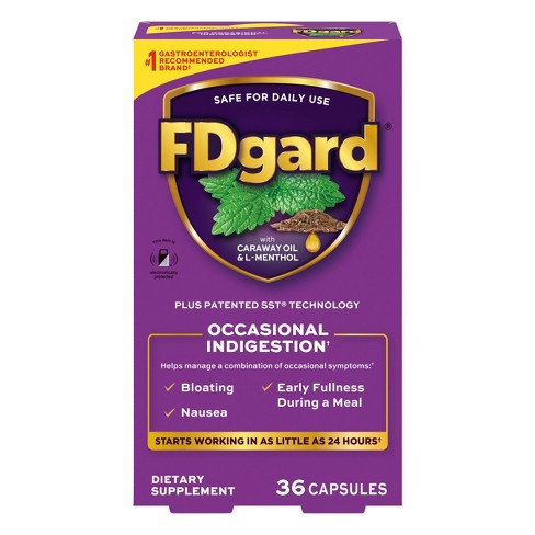 Fdgard Digestive Capsules - 36ct : Target