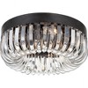Crystorama Lighting Alister 5 - Light Flush Mount in  Charcoal Bronze - 2 of 4