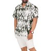LA LEELA Men's Hawaiian Short Sleeve Button Down Shirt Mens Summer Shirts Casual Beach Holiday Hawaii Island Shirts for Men Funny - 4 of 4