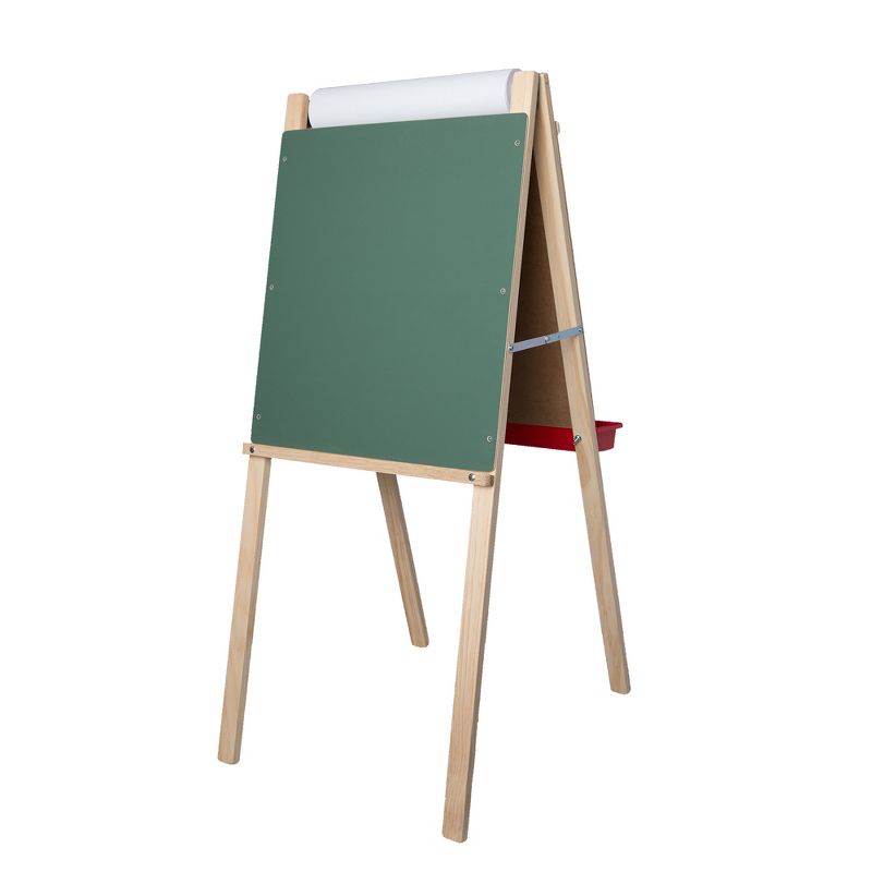 Crestline Products Child's Deluxe Double Easel, Green Chalkboard/Dry Erase Board, 44" T x 19" W, 2 of 6