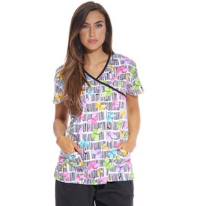 Just Love Womens Scrub Tops - V-Neck Nursing Scrubs with 2 Pockets - 1 of 3