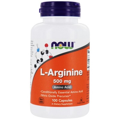 NOW Foods L-Arginine 500 mg.  -  100 Count