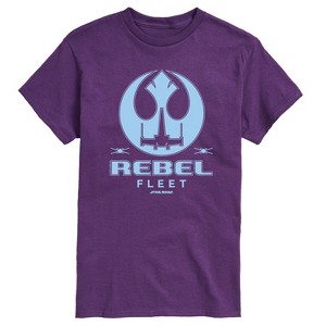 Men's - Star Wars - Rebel Fleet Flight Patch Short Sleeve Graphic T-Shirt - 1 of 3