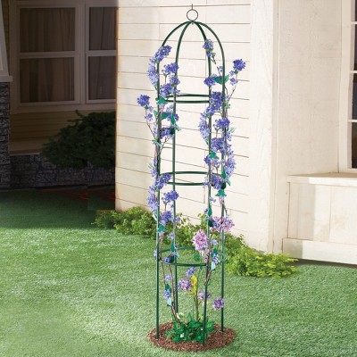 Green Iron 6ft Garden Plant Trellis