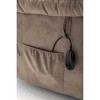 Velvet Extra Wide Power Lift Recliner with OKIN Motor, Massage, Heating & Cup Holder - 4 of 4