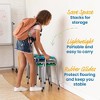 ECR4Kids Daisy Stackable Stool Set, 8-Piece - 3 of 4