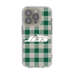 NFL AFC Teams Plaid Clear Cell Phone Case for Apple iPhone - 1 of 4