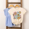 The Juniper Shop Flower Smiley Face Toddler Short Sleeve Tee - 2 of 2