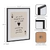 Kate & Laurel All Things Decor 16"x20" Gallery Ace of Heart Cards Positive Quote Print by The Creative Bunch Studio Black - 3 of 4