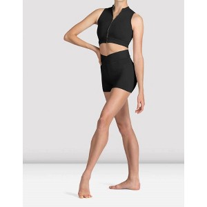 Women's Mirella Miami Zip Front Crop Top - Bloch - 1 of 3