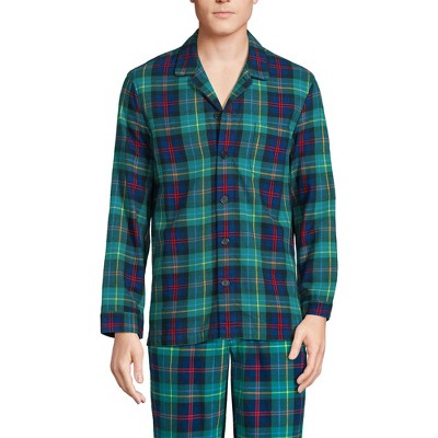 Lands' End Men's Flannel Pajama Shirt