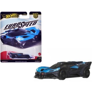Bugatti Bolide Blue and Dark Blue Metallic "Euro Speed" Series Diecast Model Car by Hot Wheels - 1 of 4
