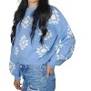 Women's Patterned Crop Sweater - Simply Southern - 2 of 3