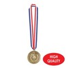 Beistle Gold Medal w/Ribbon, 30" w/4" Medal, (3/Pkg) Multicolored - 4 of 4