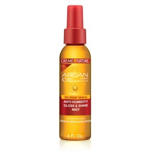 Creme of Nature Argan Oil Anti-Humidity Gloss & Shine Mist Hair Glosses - 4oz - 1 of 4