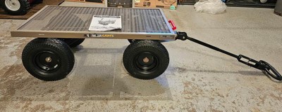 Gorilla Carts Steel Dump Cart Garden Beach Wagon, 1,200 Pound Capacity,  Gray, 1 Piece - Ralphs