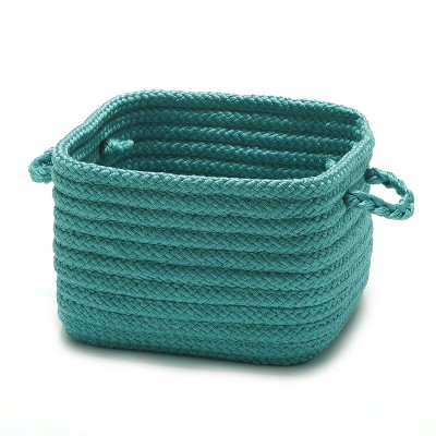 Colonial Mills Simply Home Shelf Square Storage - Turquoise 11"x11"x8" 100% Polypropylene Square