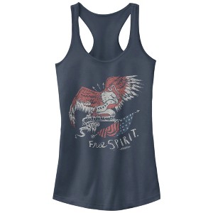 Juniors Womens Lost Gods Fourth of July  Free Spirit Racerback Tank Top - 1 of 3