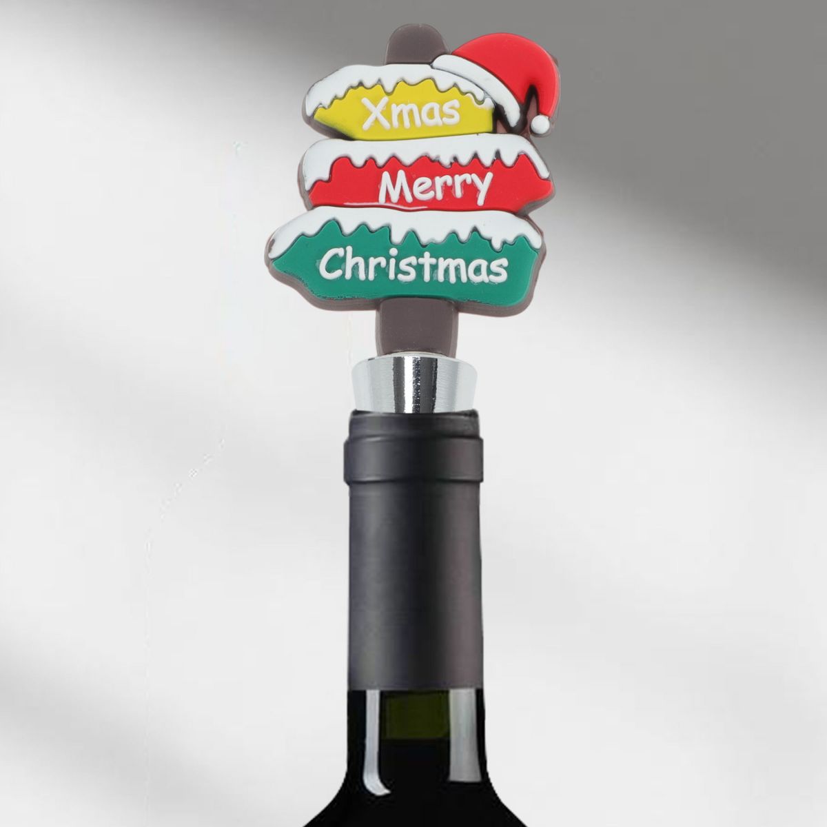 Unique Bargains Christmas Tree Bottle Stopper Zinc Alloy Resin Silicone 1 Pc - thumbnail 5