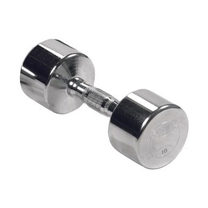 York Barbell Premium Chrome Dumbbell Durable Solid Steel Ergonomic Fitness Equipment for Home Gym and Strength Training - 1 of 1