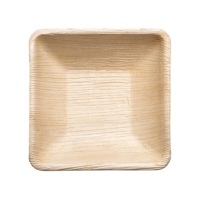 Smarty Had A Party 8 oz. Palm Leaf Eco Friendly Disposable Soup Bowls - 100 pcs
