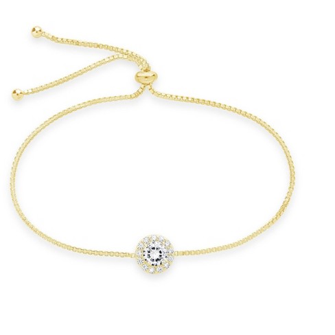 Sanrio Hello Kitty Womens Yellow Gold Plated Letter Bracelet - Cubic  Zirconia Initial K Bracelet - Officially Licensed : Target